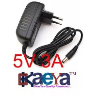 OkaeYa 5V 3A Adapter Charger EU Plug